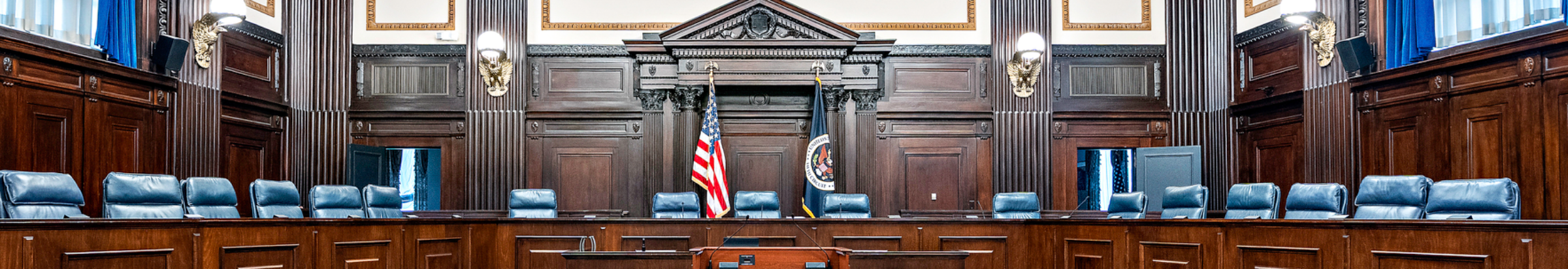 The en banc courtroom of the United States Court of Appeals for the Fifth Circuit